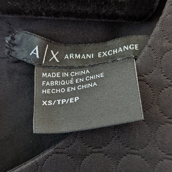 Armani Exchange Black Waistcoat Size Extra Small - Picture 8 of 10